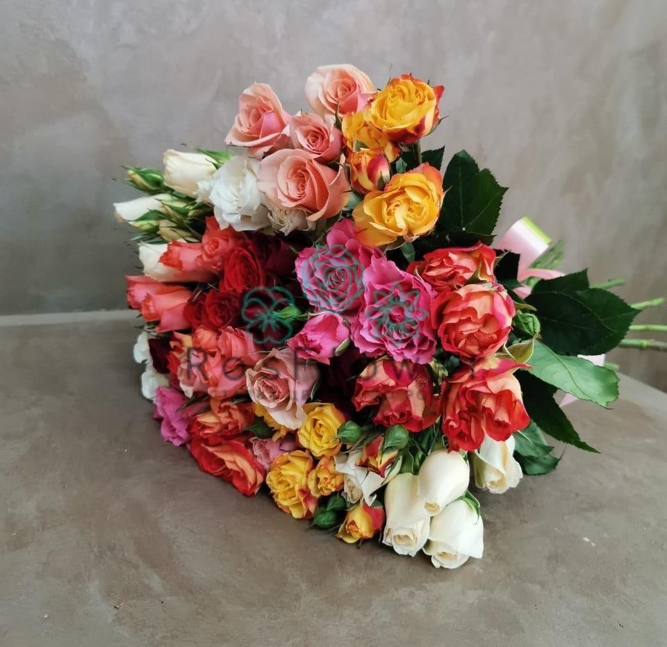 Букет цветов из: Розы в Гурийской