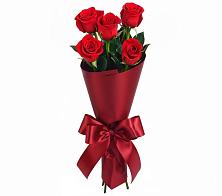 Букет 5 Красных роз Эдлесс Лав в Гурийской