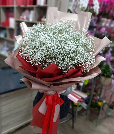 Букет цветов из: Гипсофила в Гурийской