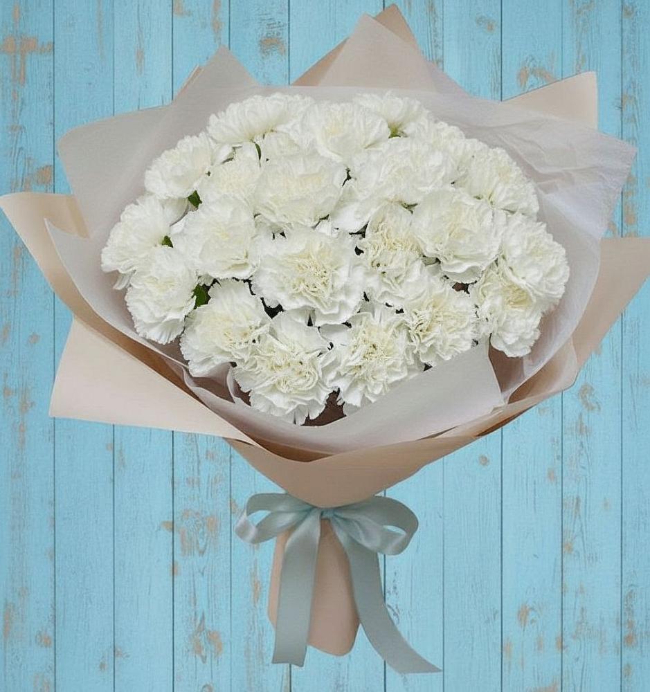 Букет цветов из: Гвоздики в Гурийской