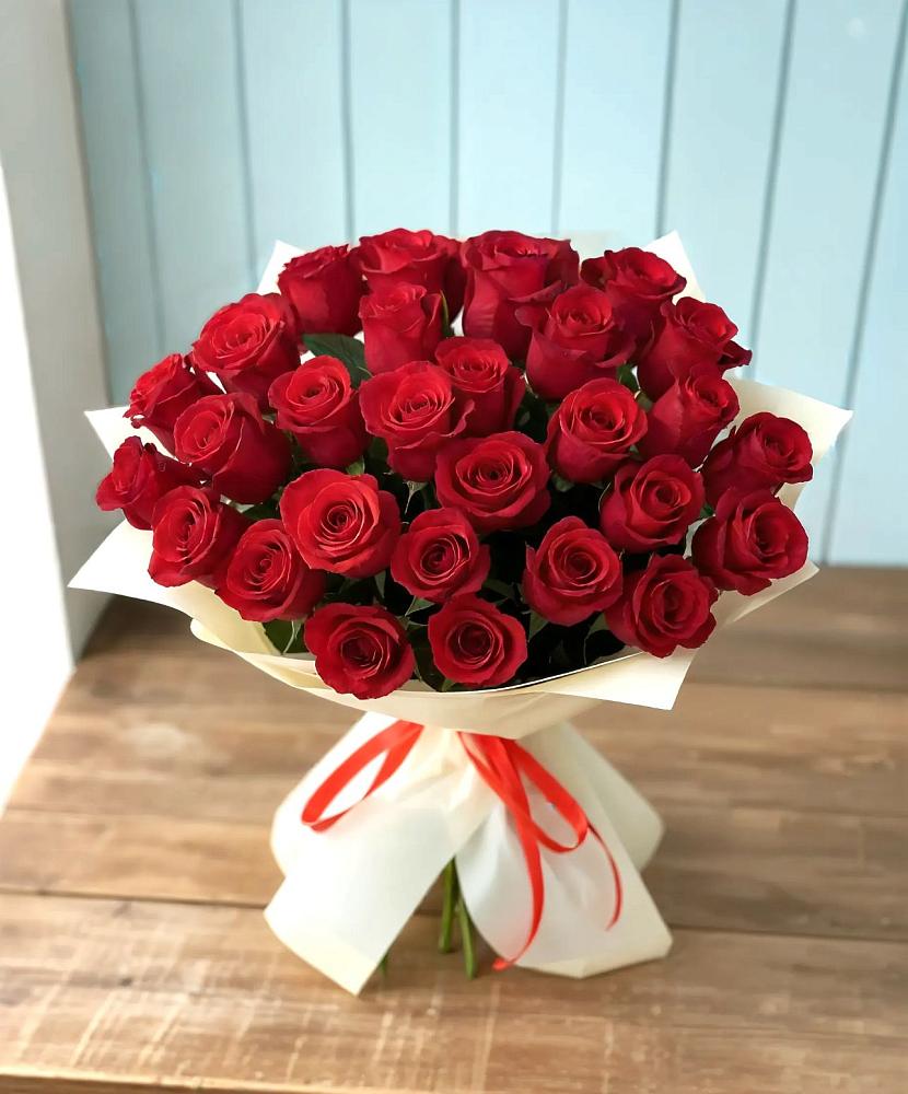 Букет 29 Красных роз в Гурийской