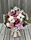 Букет цветов из: Альстромерии, Гвоздики, Розы и Хризантемы в Гурийской
