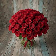Букет 55 Красных роз Фридом #REPLACE_PRED# Гурийской