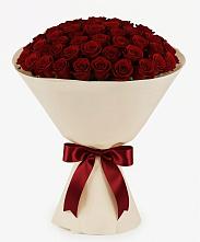 Букет 101 Бордовая роза Блэк Бакарра в Гурийской