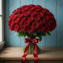 Букет Красные розы Блэк Меджик в Гурийской