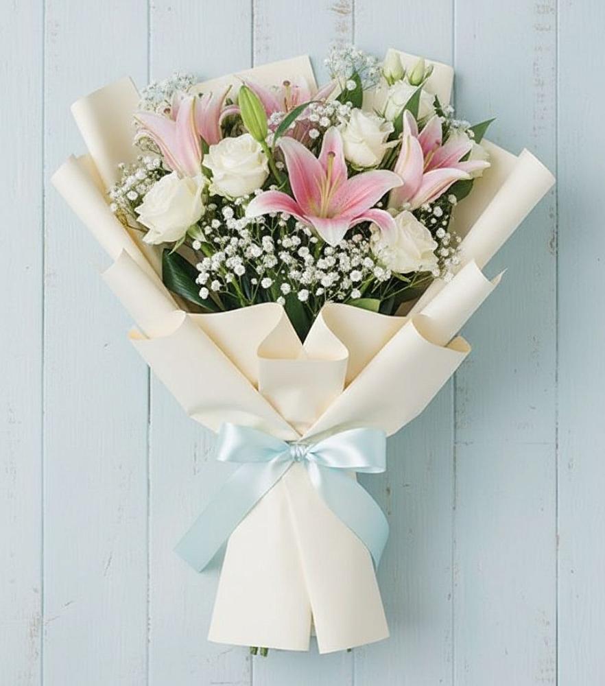 Букет цветов из: Лилии в Гурийской