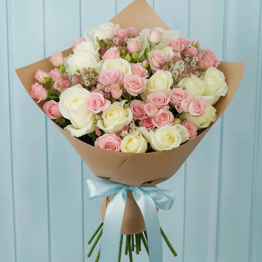 Букет цветов из: Розы в Гурийской