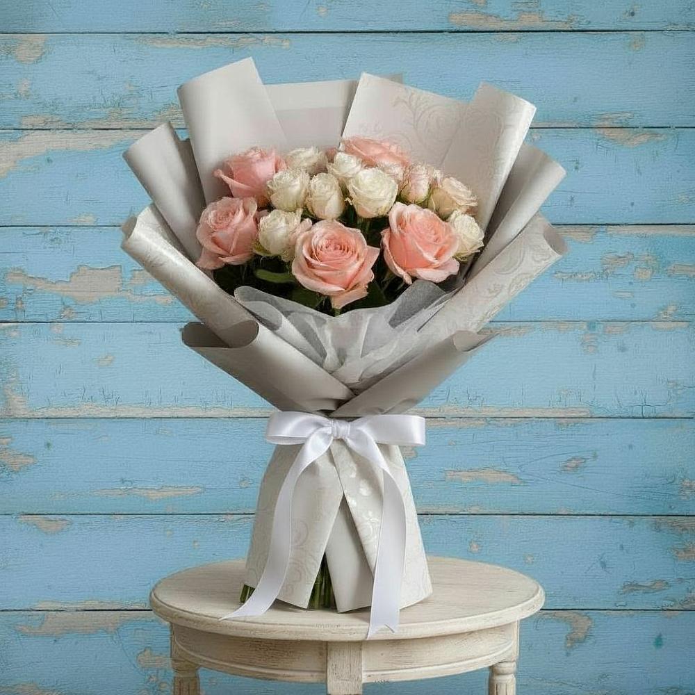 Букет цветов из: Розы в Гурийской