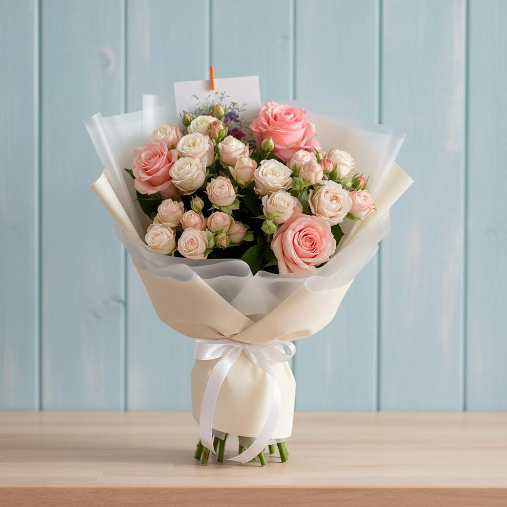 Букет цветов из: Розы в Гурийской