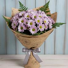 Букет цветов из:  Хризантемы #REPLACE_PRED# Гурийской