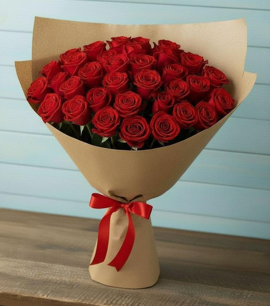 Букет Красные розы Милано в Гурийской