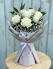 Букет цветов из:  Розы в Гурийской