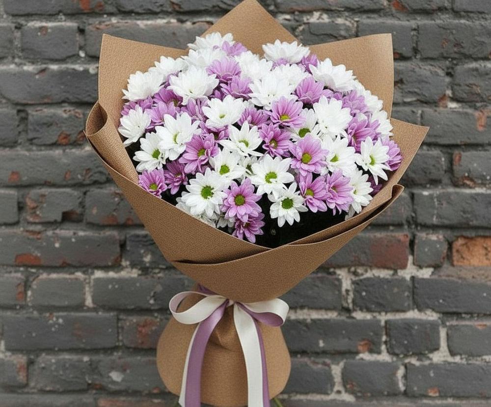 Букет цветов из: Хризантемы в Гурийской
