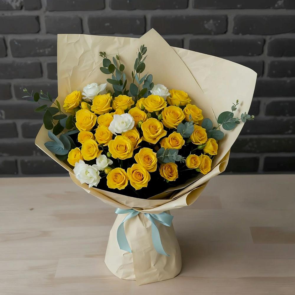 Букет цветов из: Розы в Гурийской