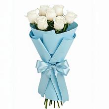 Букет 7 белых роз Проуд #REPLACE_PRED# Гурийской