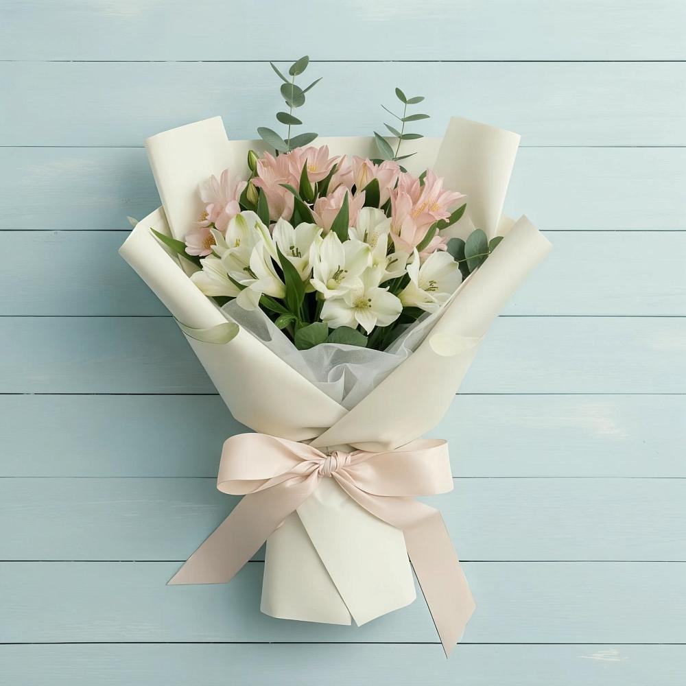 Букет цветов из: Альстромерии в Гурийской