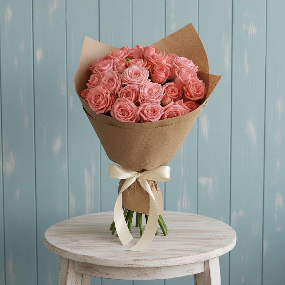 Букет цветов из: Розы в Гурийской