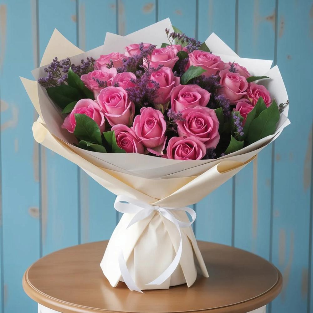 Букет цветов из: Розы в Гурийской