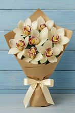 Букет цветов из:  Орхидеи и Розы в Гурийской