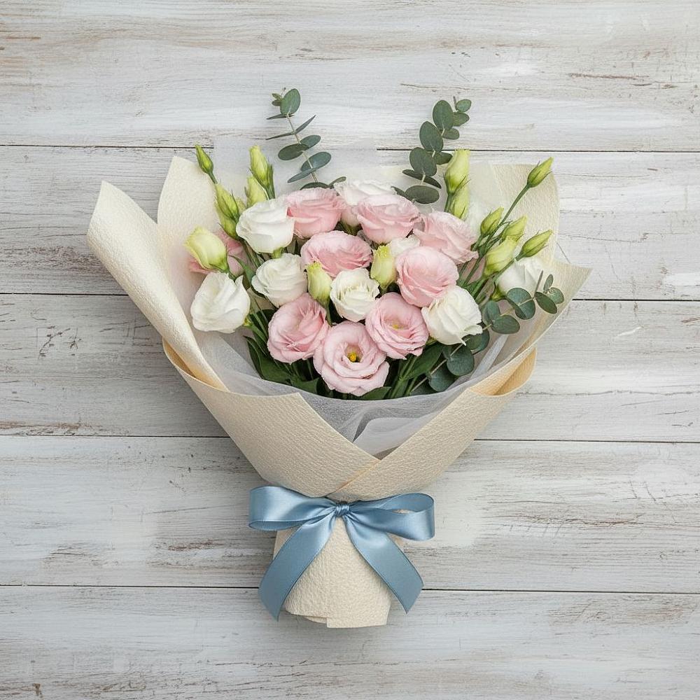 Букет цветов из: Лизиантусы в Гурийской