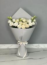 Букет цветов из:  Розы и Лизиантусы в Гурийской